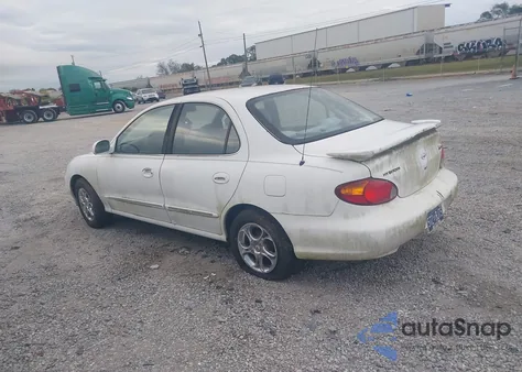2000 Hyundai Elantra Gls from USA, damaged, VIN KMHJF35F7YU032896